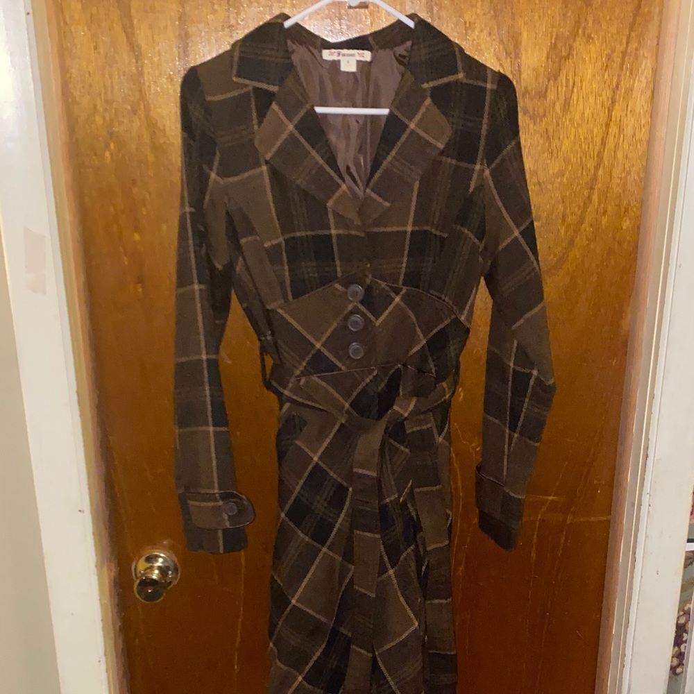 Forever Trendy Plaid Jacket